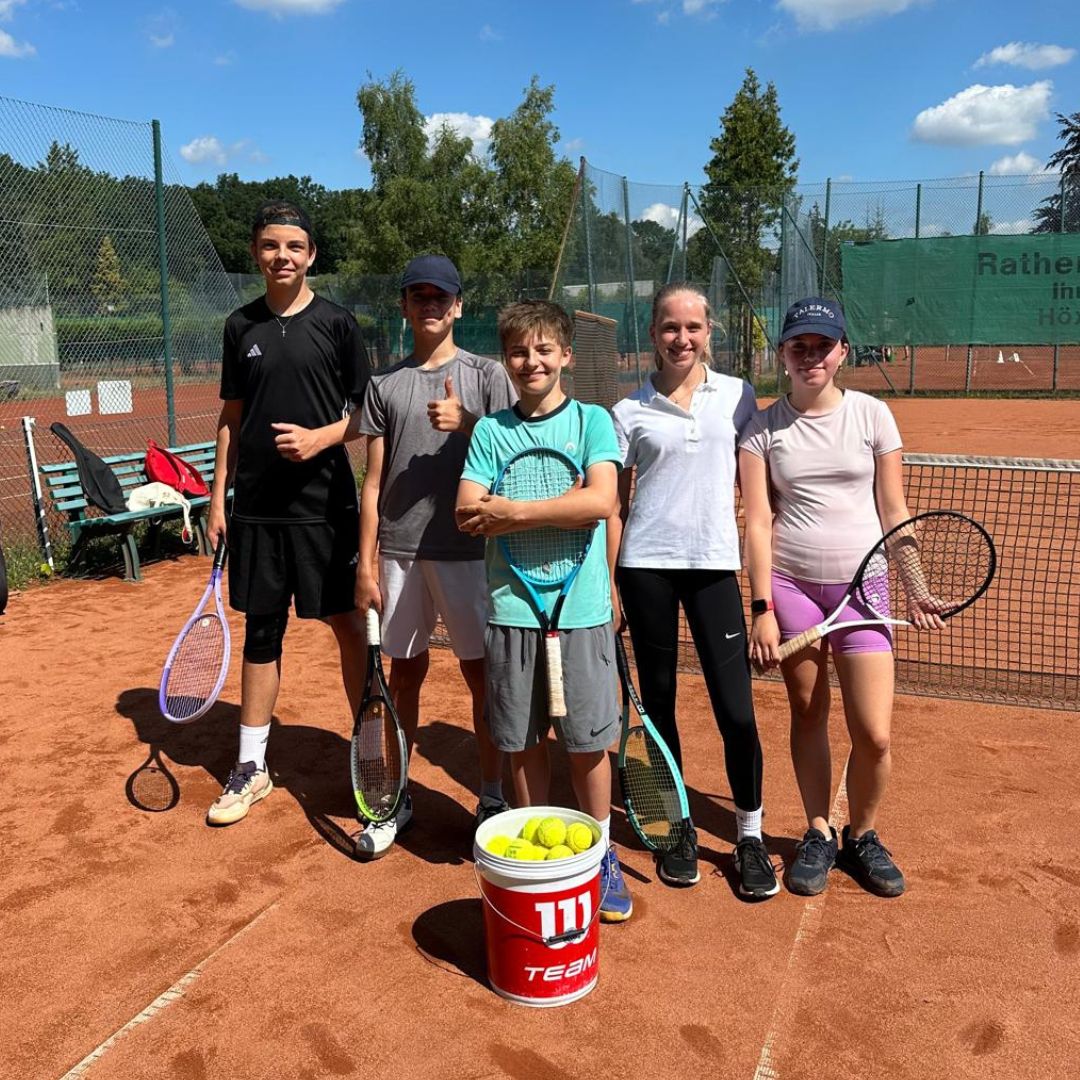 Trainingsteam des Tenniscamps