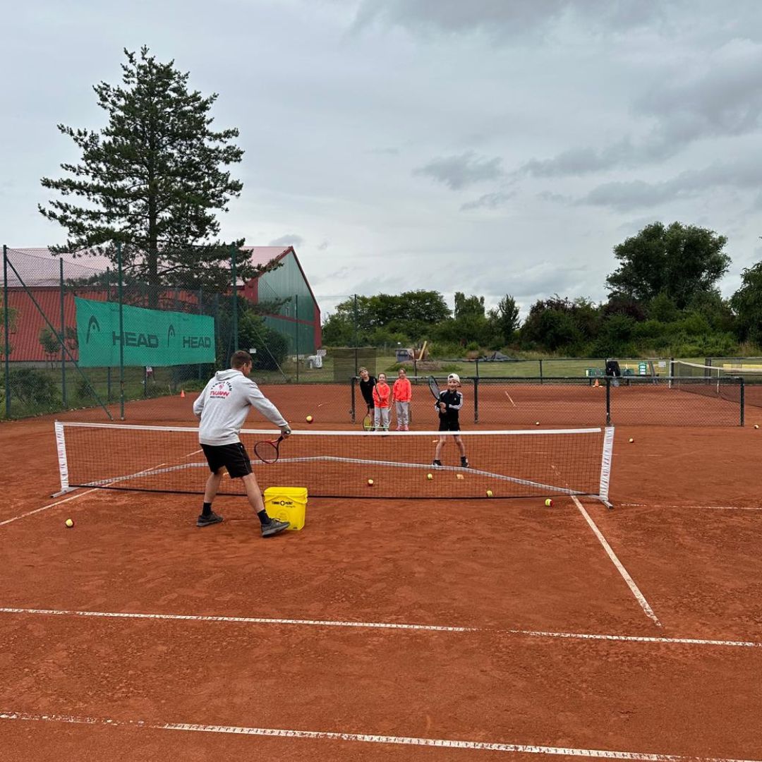 Trainingseinheit am Netz