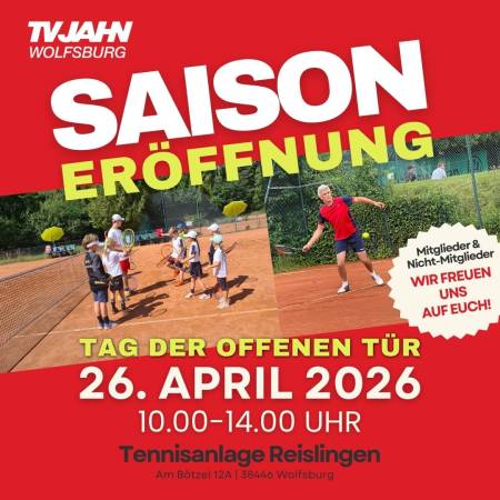 Saisoneröffnung und Tag der offenen Tür auf der Tennisanlage in Reislingen