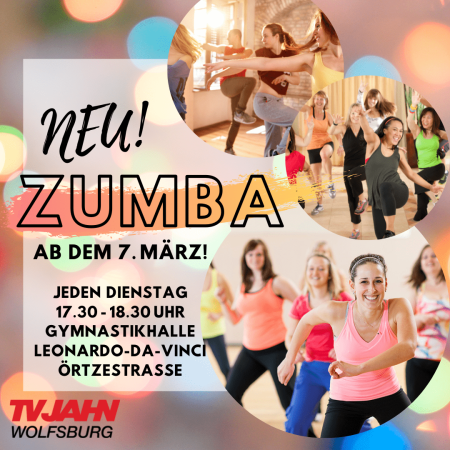 Neues Angebot: Zumba in der Teichbreite!