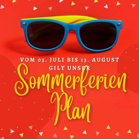 Sommerferienplan