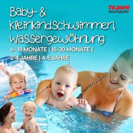 Neue Baby- und Kleinkindschwimmkurse und Wassergewöhnungskurse im Januar